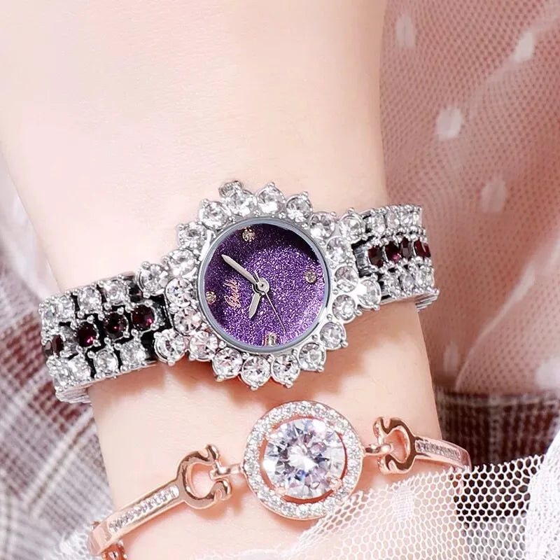 Elegant Streetwear Geometric Jewelry Buckle Quartz Watch Women's Watches