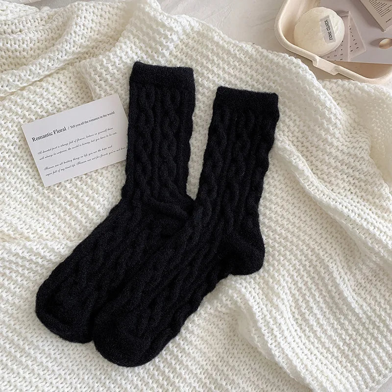 Sweet Women's Solid Color Polyester Ankle Socks A Pair