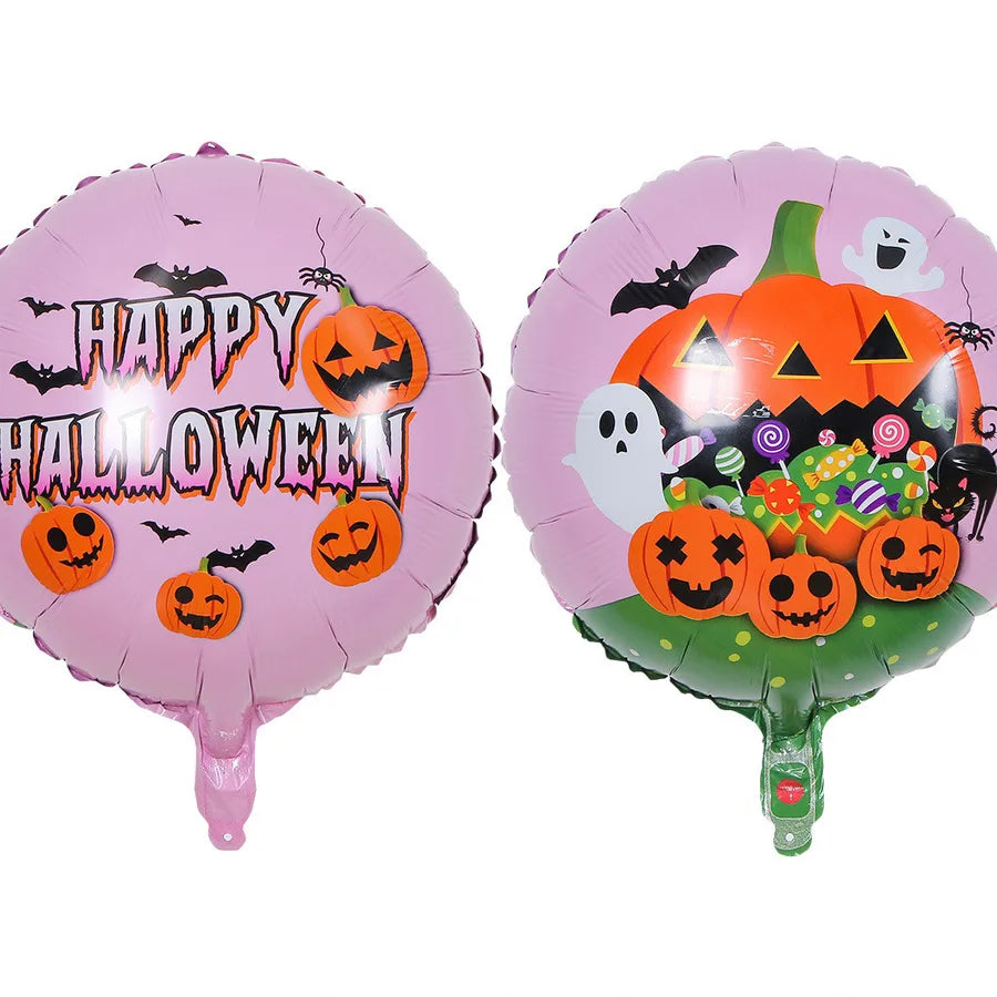 Halloween Pumpkin Bat Skull Aluminum Film Party Balloons Party Supplies Balloons