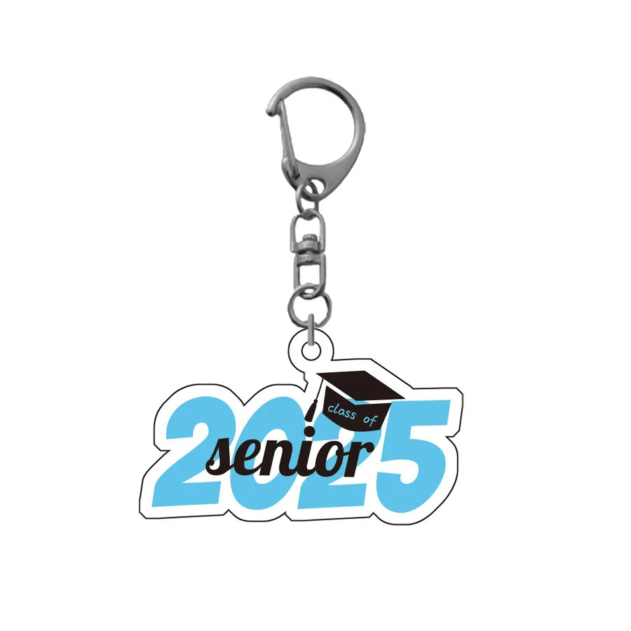 1 Piece Simple Style Letter Number Acrylic Bag Pendant Keychain