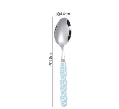 baroque style solid color stainless steel tableware 1 piece 1 set