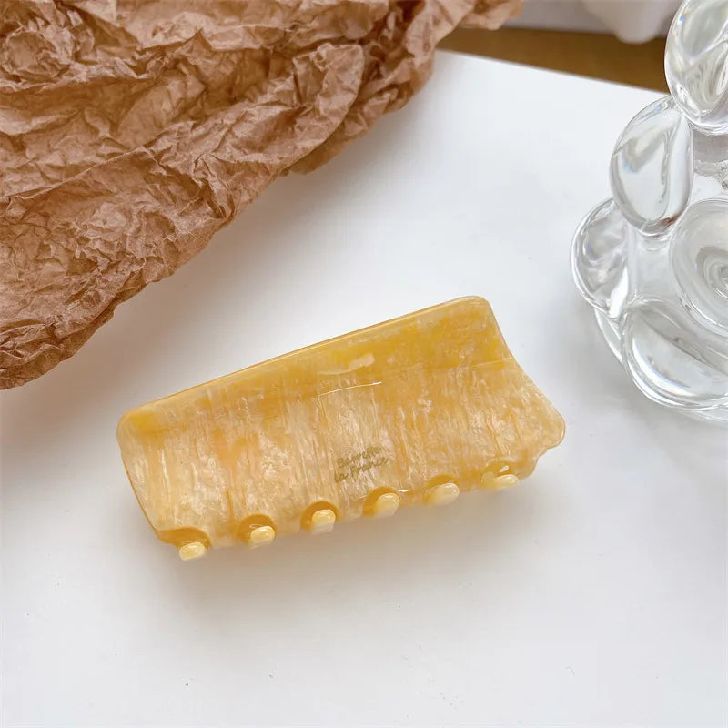 Dove High-End Acetate Hair Accessories New Style Half-Up Shark Clip Simple Elegance Hairpin For Women Vintage Feel