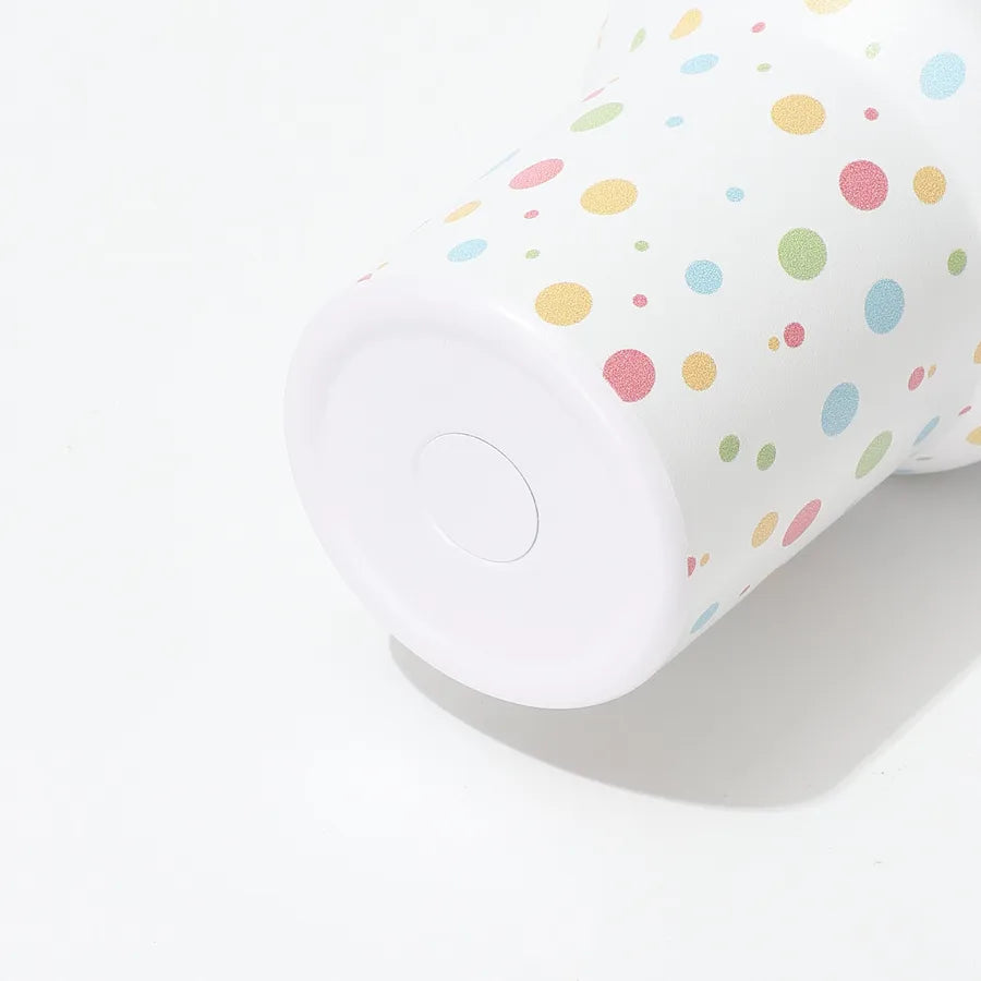 Cute Polka Dots 304 Stainless Steel Thermos Cup 1 Piece