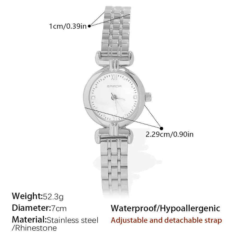Elegant Vintage Style Simple Style Round Electronic Watch Women's Watches