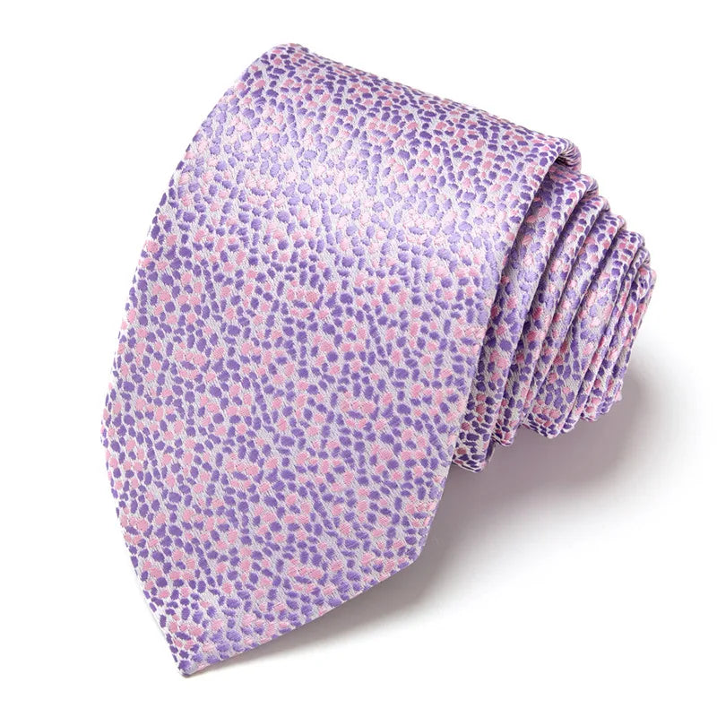 casual geometric waves polyester polyester yarn men's tie