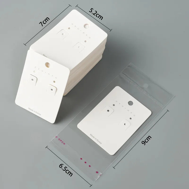 basic letter solid color paper printing jewelry accessories 1 piece