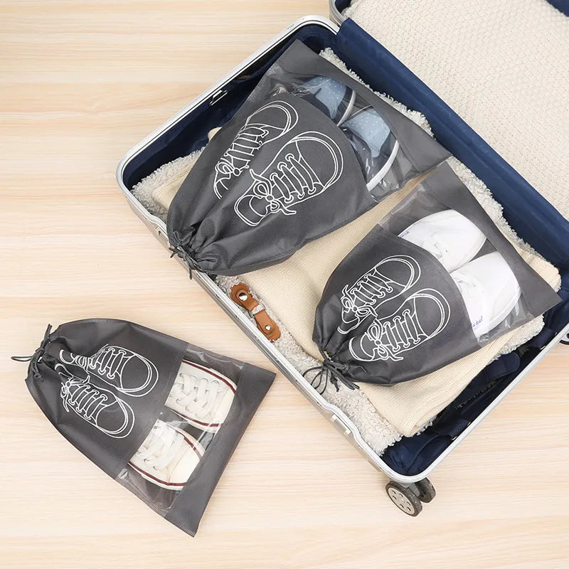 Simple Style Solid Color Nonwoven Storage Bag