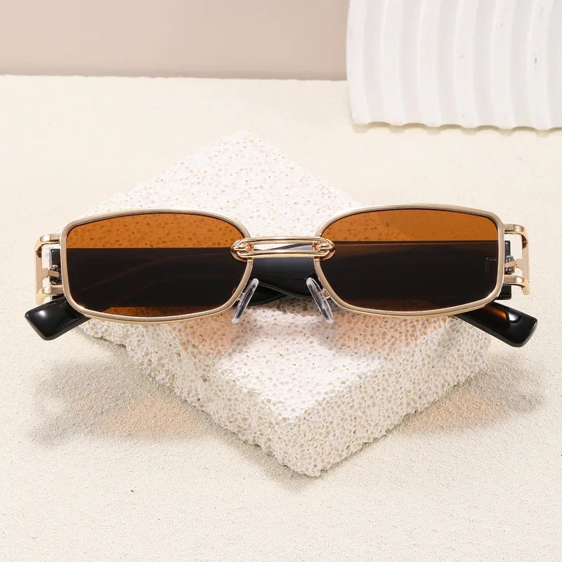 Casual Style Basic Solid Color Pc Square Full Frame Women's Sunglasses