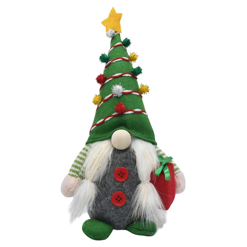 Christmas Geometric Party Rudolph Doll
