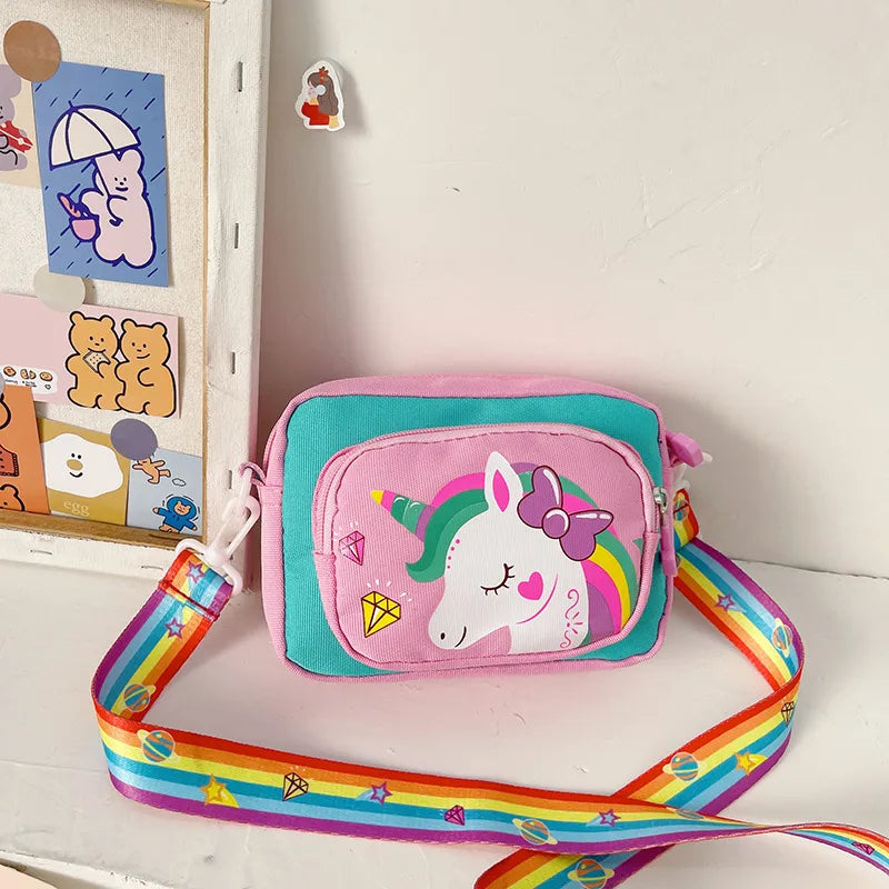 cute kindergarten new children's shoulder bag boy's shoulder bag cartoon girl backpack baby satchel