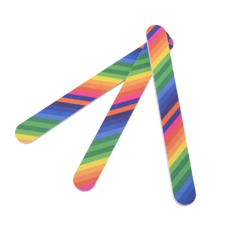 simple style colorful wood nail file 1 piece