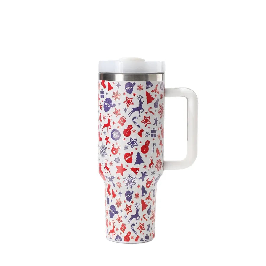 Christmas Casual Christmas Tree 201 Stainless Steel 304 Stainless Steel Thermos Cup 1 Piece