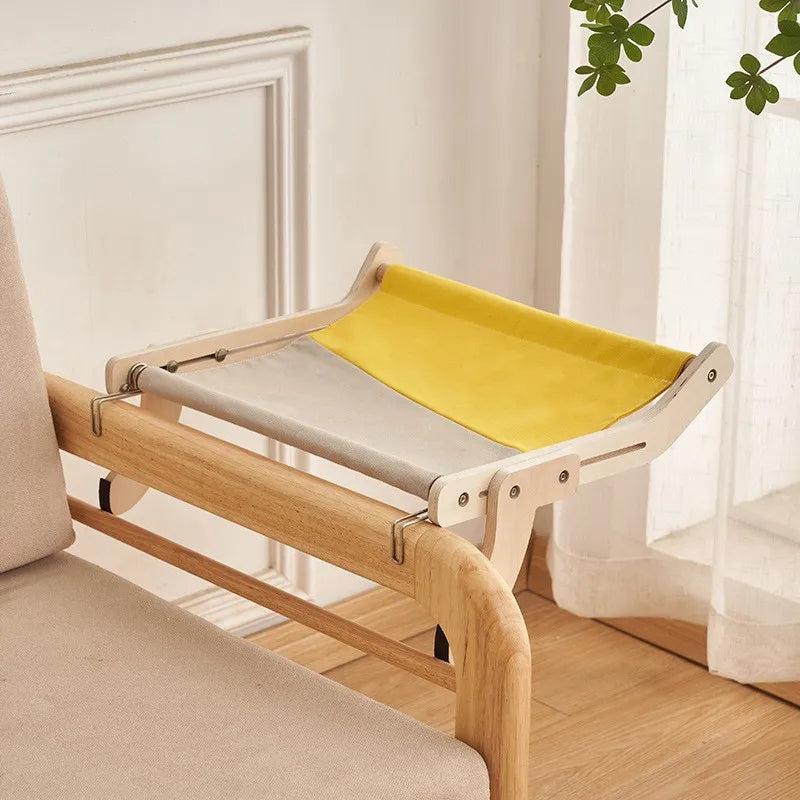 Simple Style Classic Style Wood Color Block Checkered Pet Bed