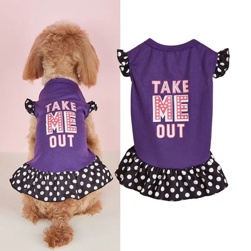 Simple Style Polyester Letter Pet Clothing
