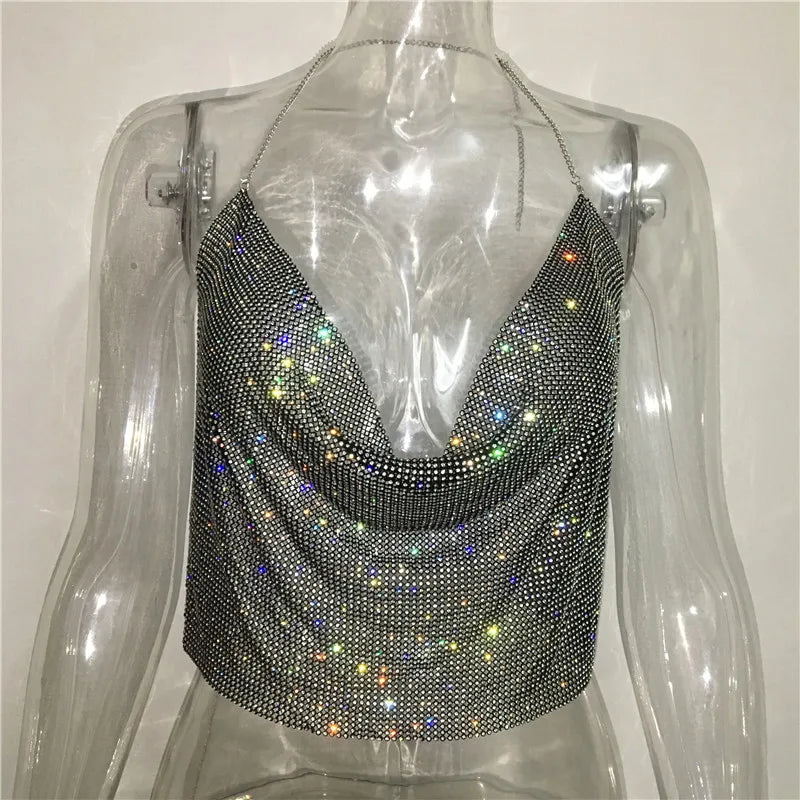 women's eyelet top tank tops sequins vacation sexy solid color