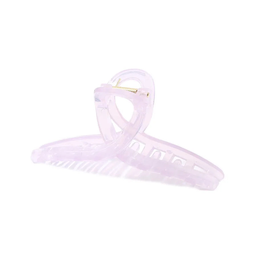 women's lady solid color resin stoving varnish hair claws