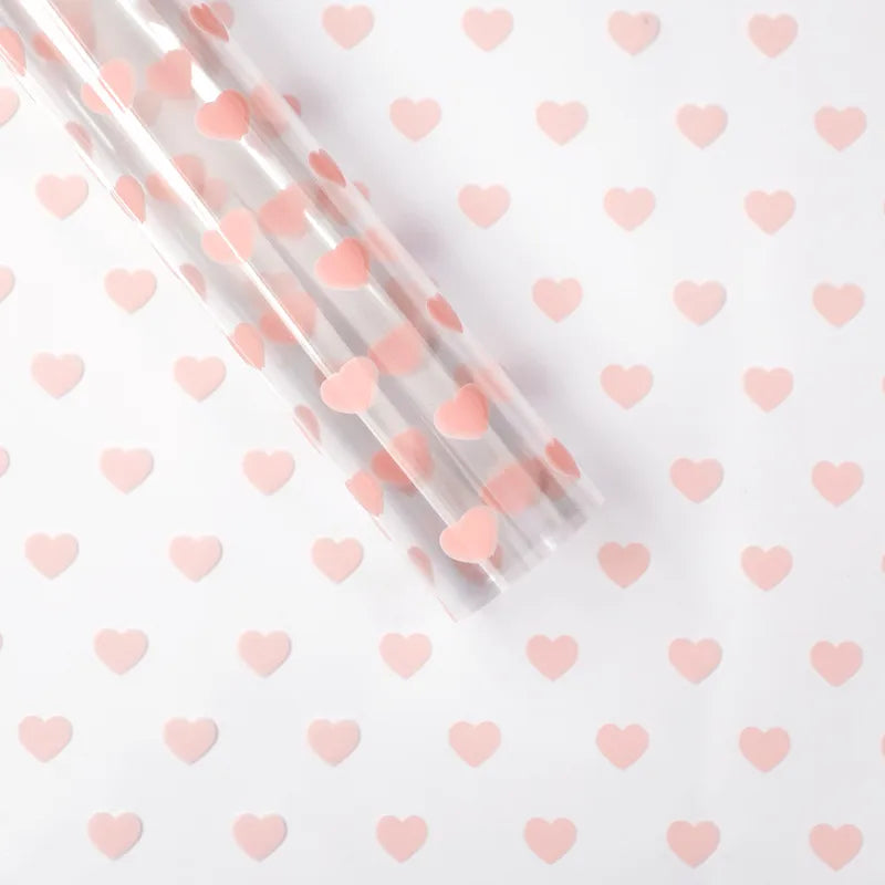 Sweet Simple Style Heart Shape OPP Date Festival Gift Wrapping Supplies Party Supplies Gift Wrapping Supplies 20 PCS/Package
