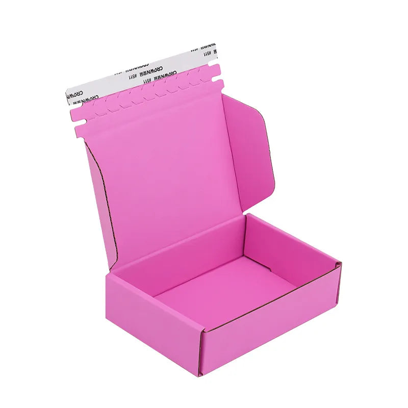 Colorful Thickened Zipper Kraft Paper Airplane Box Cosmetic Jewelry Custom Printed Gift Box Small Batch Beauty Supplies