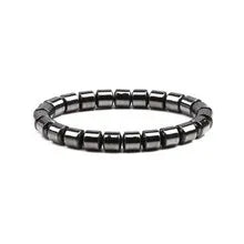 Retro Classic Style Geometric natural stone Tiger Eye black gallstone Bracelets In Bulk