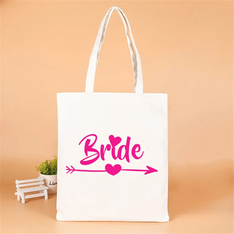letter linen party gift bags