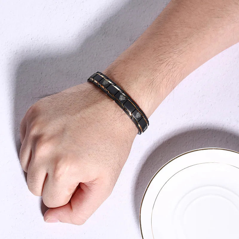 fashion geometric stainless steel bracelets plating stainless steel bracelets