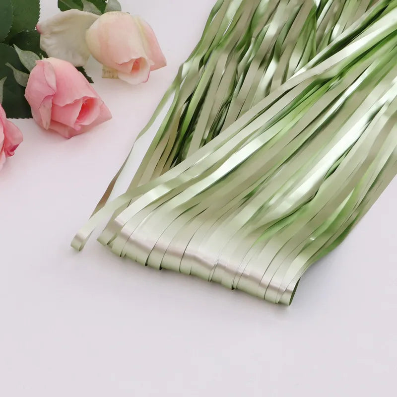Solid Color Solid Color Plastic Graduation Party Tinsel curtain
