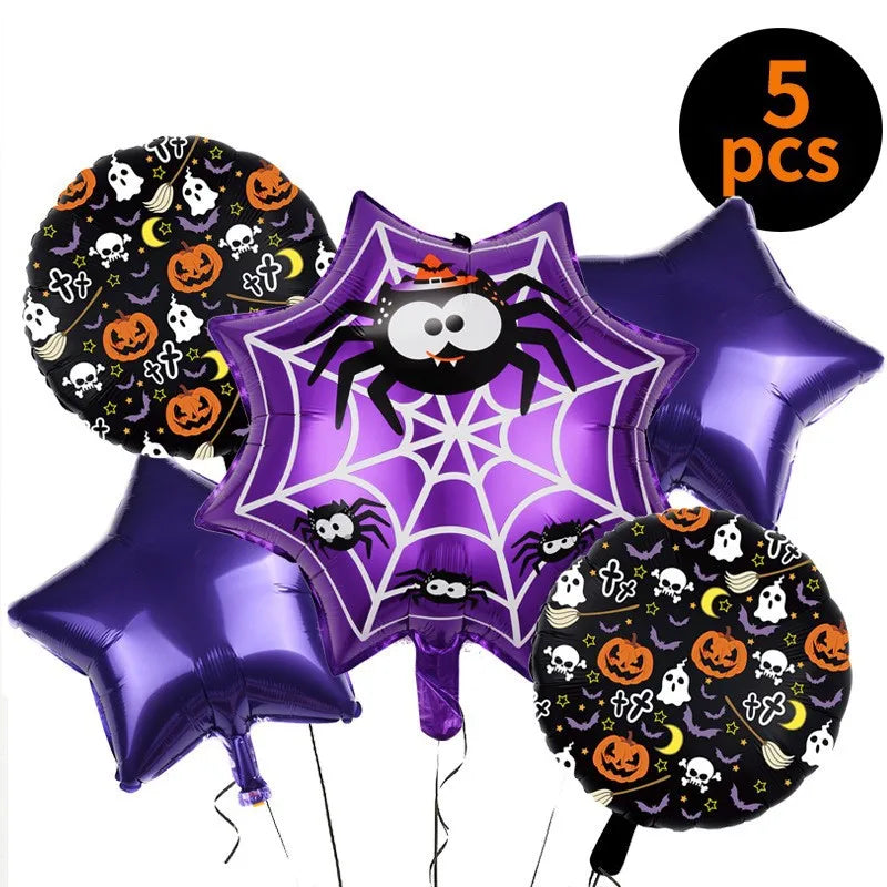 halloween geometric aluminum film party balloon