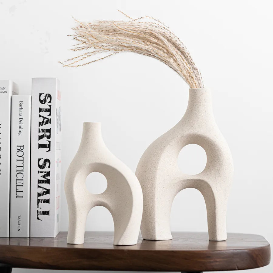 simple style irregular ceramics ornaments artificial decorations