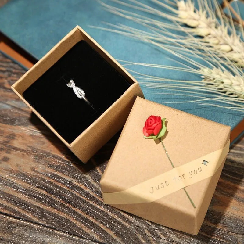 casual solid color pu leather jewelry boxes 1 piece
