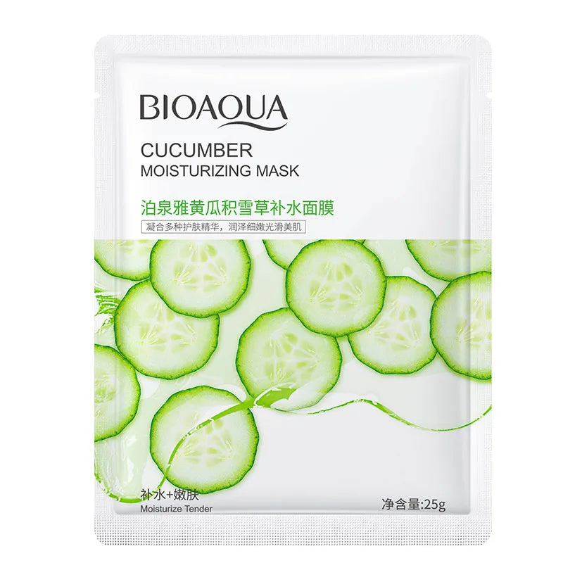 Poquan Ya Cucumber Centella asiais Mask Skin Moisturizing Moisturizing Aloe Niacinamide  Mask Wholesale