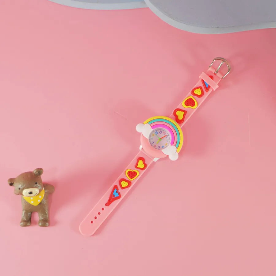 Manufacturers supply new creative children's watches kindergarten primary school students cartoon veneer watches cartoon watch wholesale
