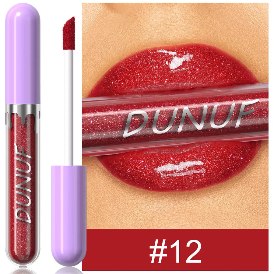 Casual Elegant Multicolor Liquid Lip Gloss