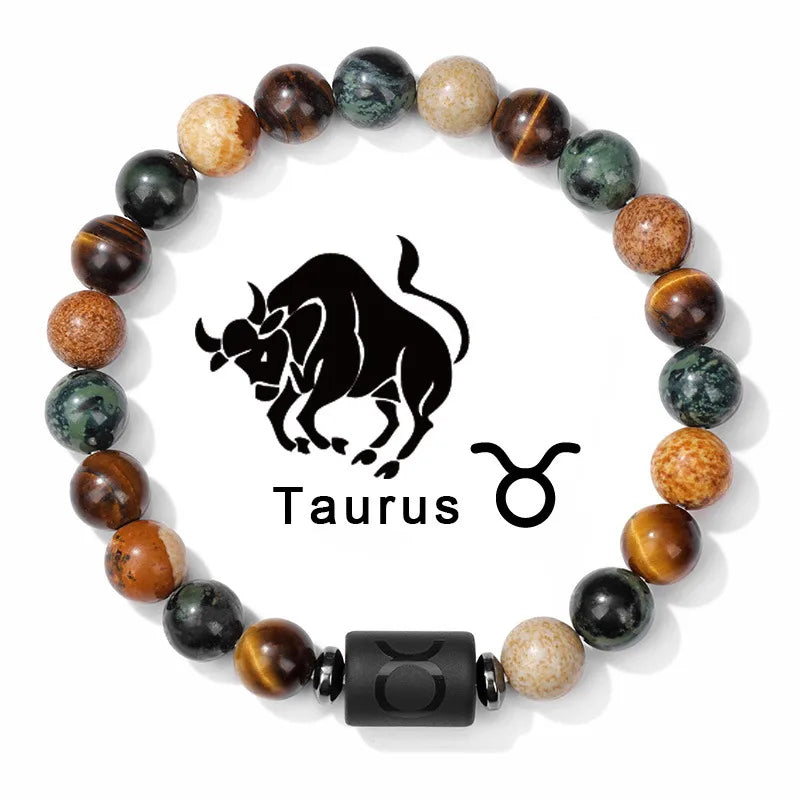 Simple Style Constellation natural stone Agate Bracelets In Bulk
