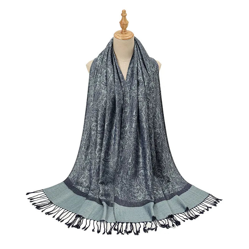 Women's Sweet Solid Color Acrylic Scarf