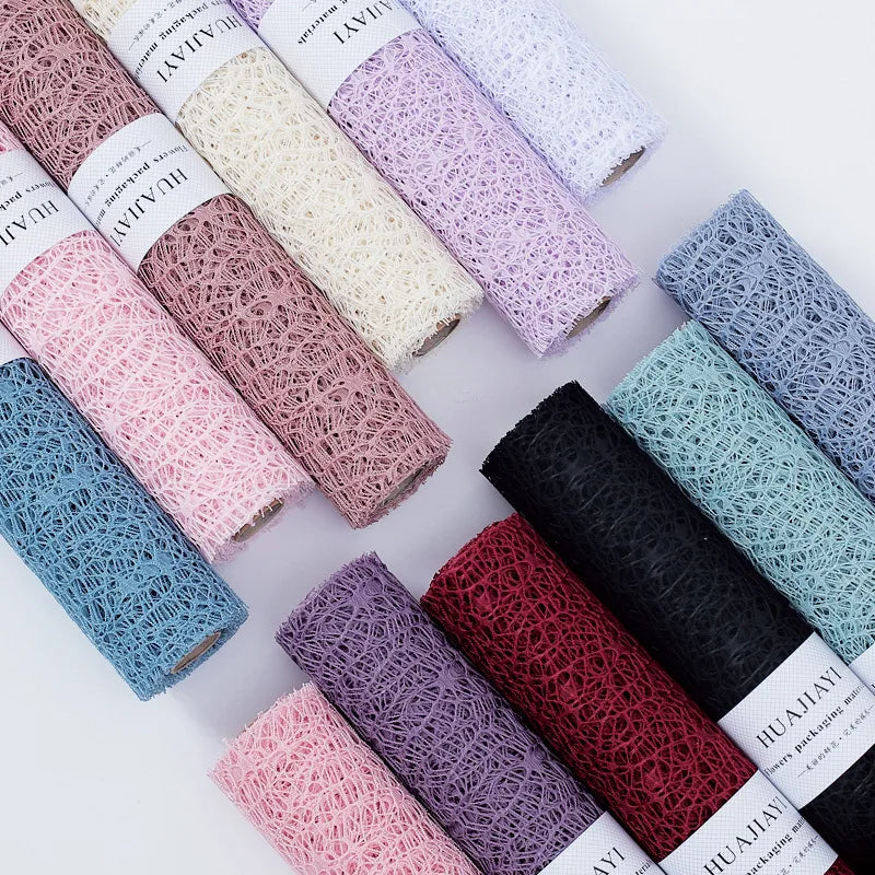 Elegant Sweet Solid Color Gauze Date Festival Gift Wrapping Supplies Party Supplies Gift Wrapping Supplies 1 Roll