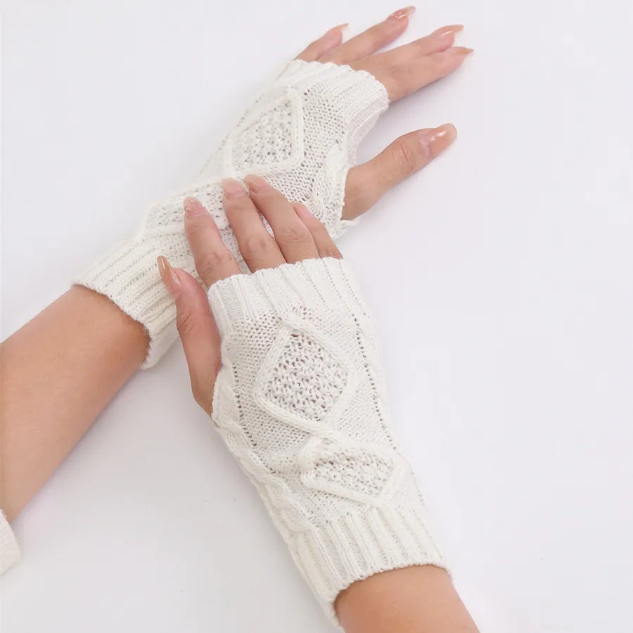 women's streetwear solid color gloves 1 pair