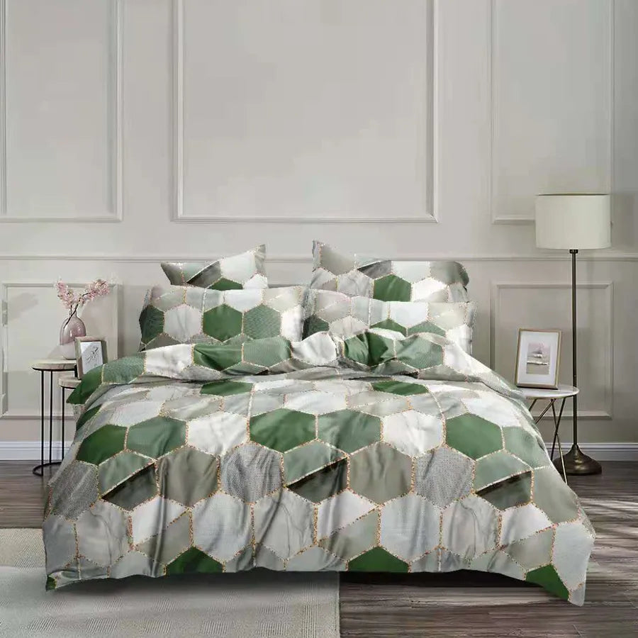 Casual Geometric chemical fiber Beddings Bedding