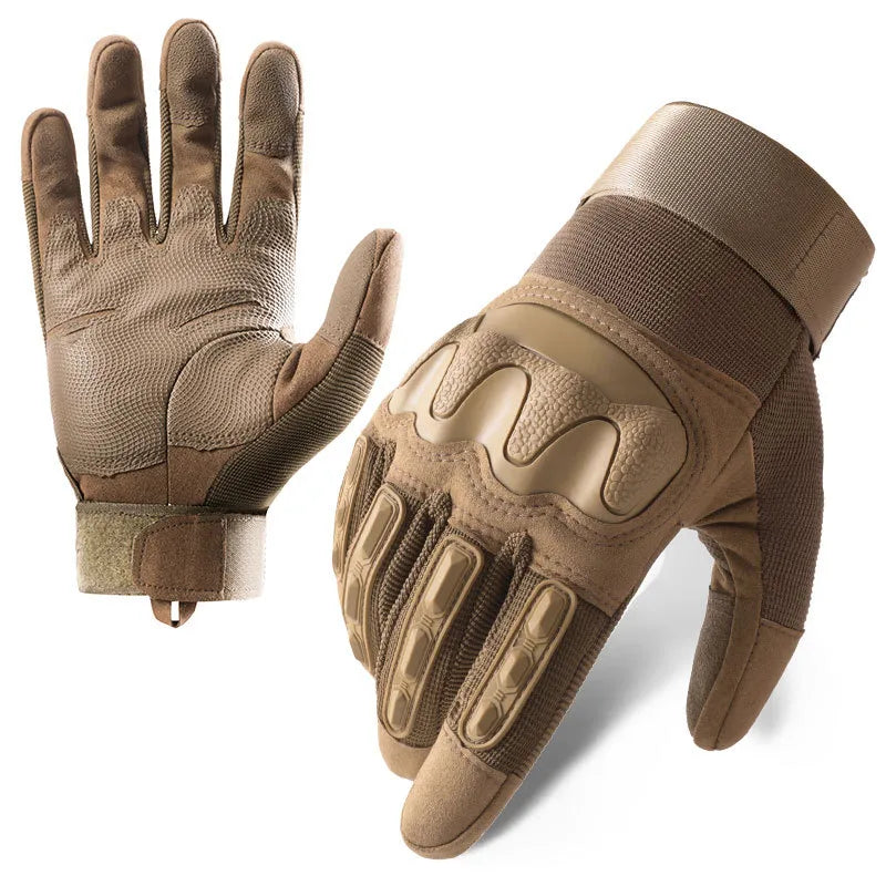 Tactical Gloves Men's Z192 Soft Shell Protective Pad Long Finger Touch Screen Fighting Non-slip Outdoor Military Fan Riding Gloves Men