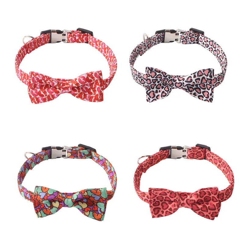 Simple Style Cloth Color Block Pet Collar