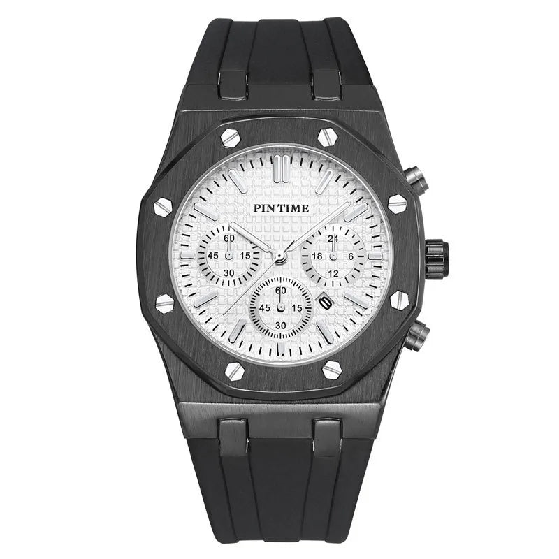 Casual Color Block Buckle Quartz Women's Watches