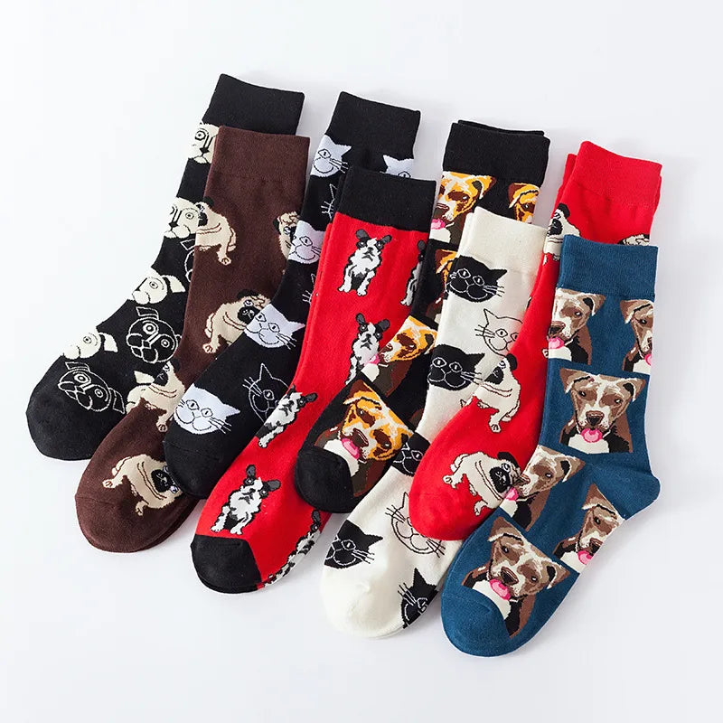 unisex sports cartoon nylon cotton jacquard ankle socks 1 piece