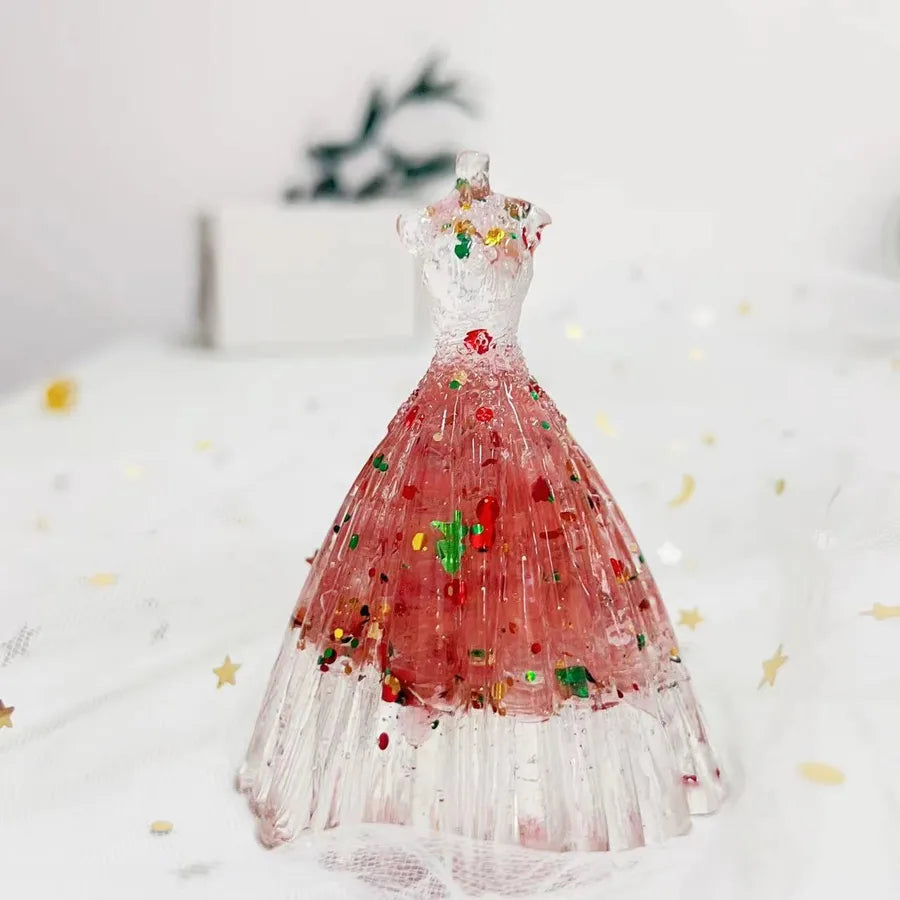 Elegant Romantic Simple Style Geometric Resin Crystal Ornaments Artificial Decorations