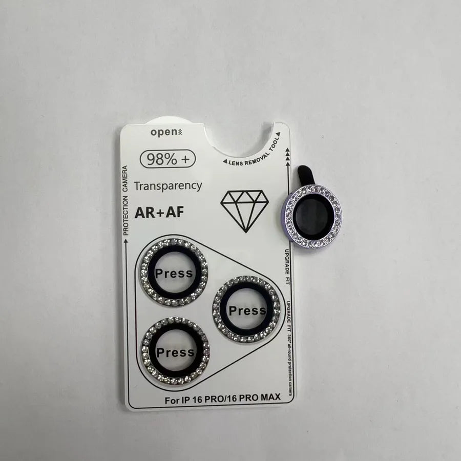 tempered glass Geometric Elegant Sweet Mobile Phone Lens Protective Film Phone Accessories