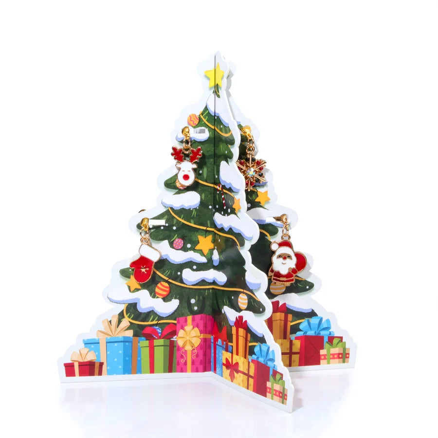 Children's Christmas DIY Crystal Bracelet Set Festive Jewelry Accessories Zinc Alloy Ethnic Style Girls Bracelets Gift