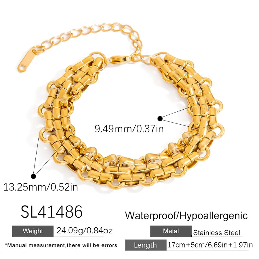 Elegant Luxurious Infinity 304 Stainless Steel Bracelets In Bulk