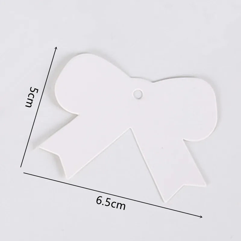 Fixed wholesale retro shaped cowhide Cardboard DIY graffiti bookmark label gift packaging bag tag message card