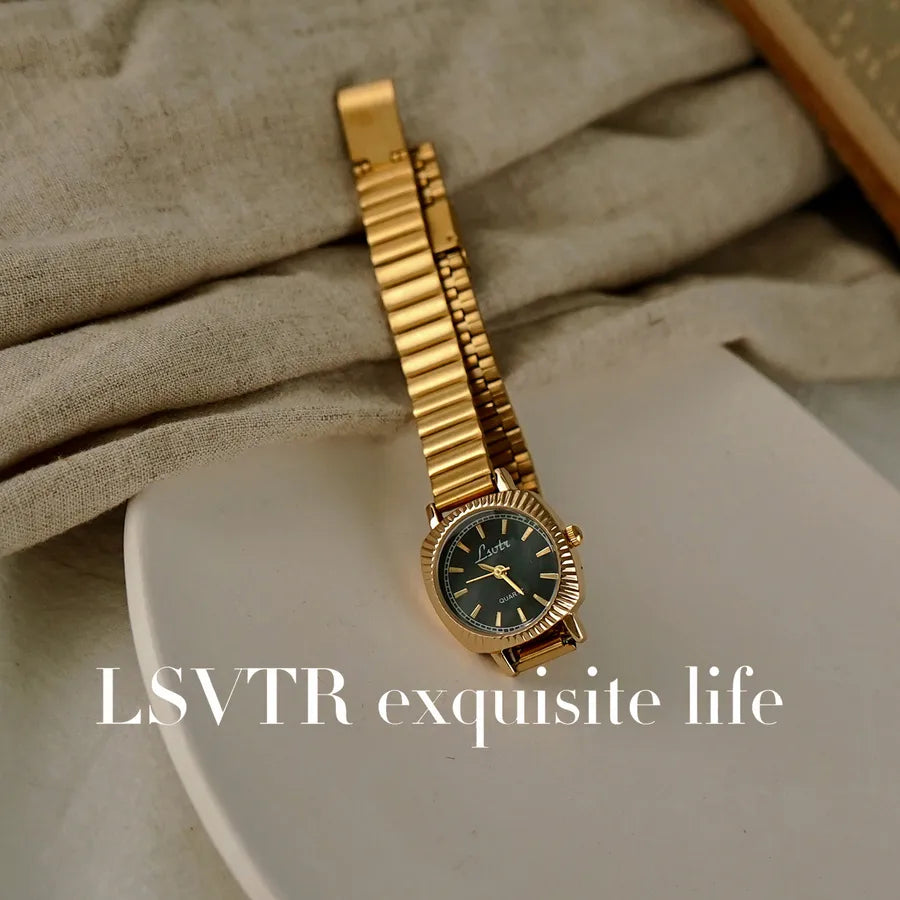 Simple Style Classic Style Solid Color Single Folding Buckle Quartz Watch Women's Watches