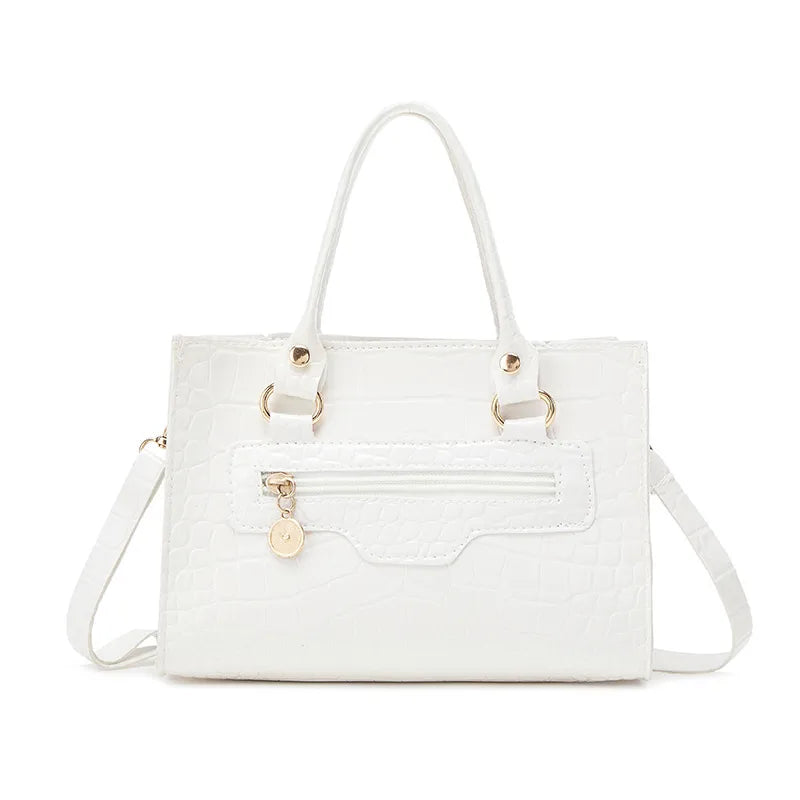 Fashion Alligator Print Handbag  Summer Trendy Personalized Messenger Bag New Style Western Style Lady Bag Birkin Bag Women