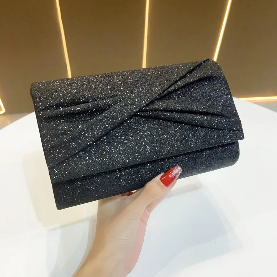Elegant Evening Clutch Bag Women's Shoulder Crossbody Night Club Handbag Fashionable Small Square Bag For Banquet KTV