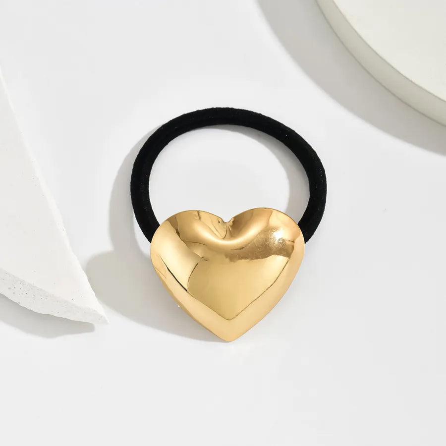Elegant Women's Heart Shape Butterfly Alloy Hair Tie